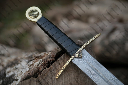 Handmade Damascus Steel Blade with free leather sheath - A Work of Art That Will Be Cherished - Premium best Happy Valentine Day gift from SCORPION KART - Just $155! Shop now at SCORPION KART