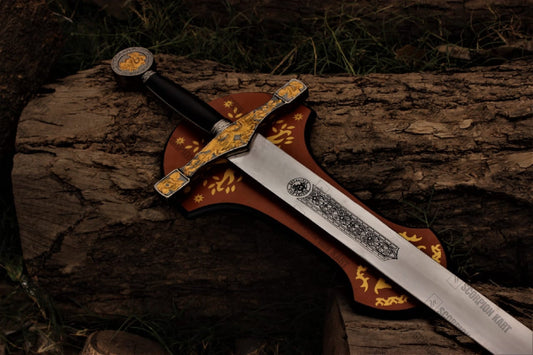 King Aurthur Excalibur blade with wall mount, Hand Forged Stainless Steel blade - Premium best Happy Valentine Day gift from SCORPION KART - Just $166.61! Shop now at SCORPION KART