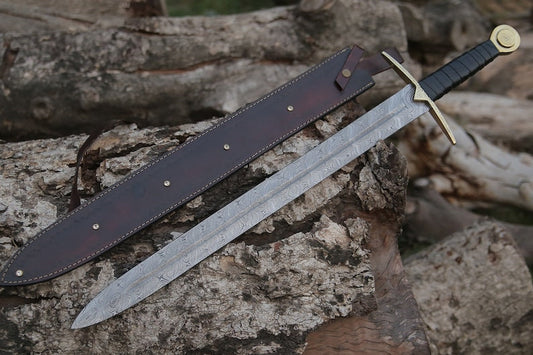 Damascus Hunting Viking Blade: A Beautiful and Functional Work of Art - Premium best Happy Valentine Day gift from SCORPION KART - Just $145.75! Shop now at SCORPION KART