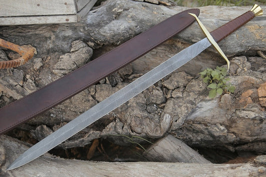 Damascus Hunting Viking Blade: The Perfect Addition to Your Man Cave - Premium best Happy Valentine Day gift from SCORPION KART - Just $129.99! Shop now at SCORPION KART